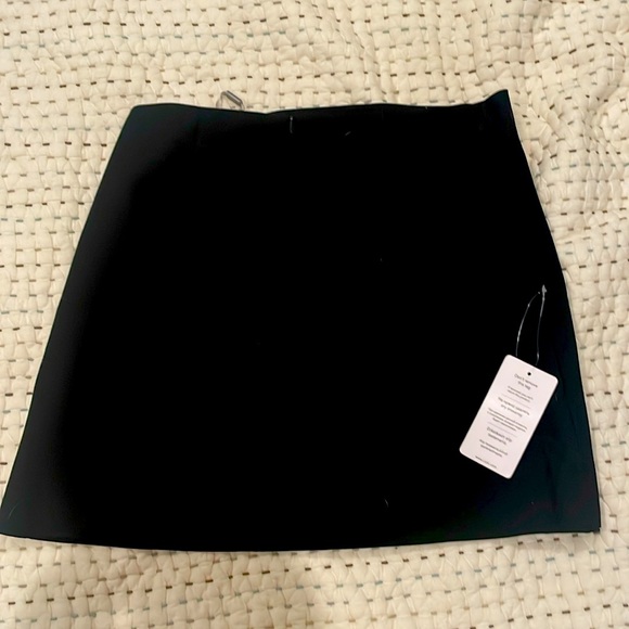 LICHI, ASYMMETRIC MINI WRAP SKIRT, Medium, Black - Picture 2 of 3